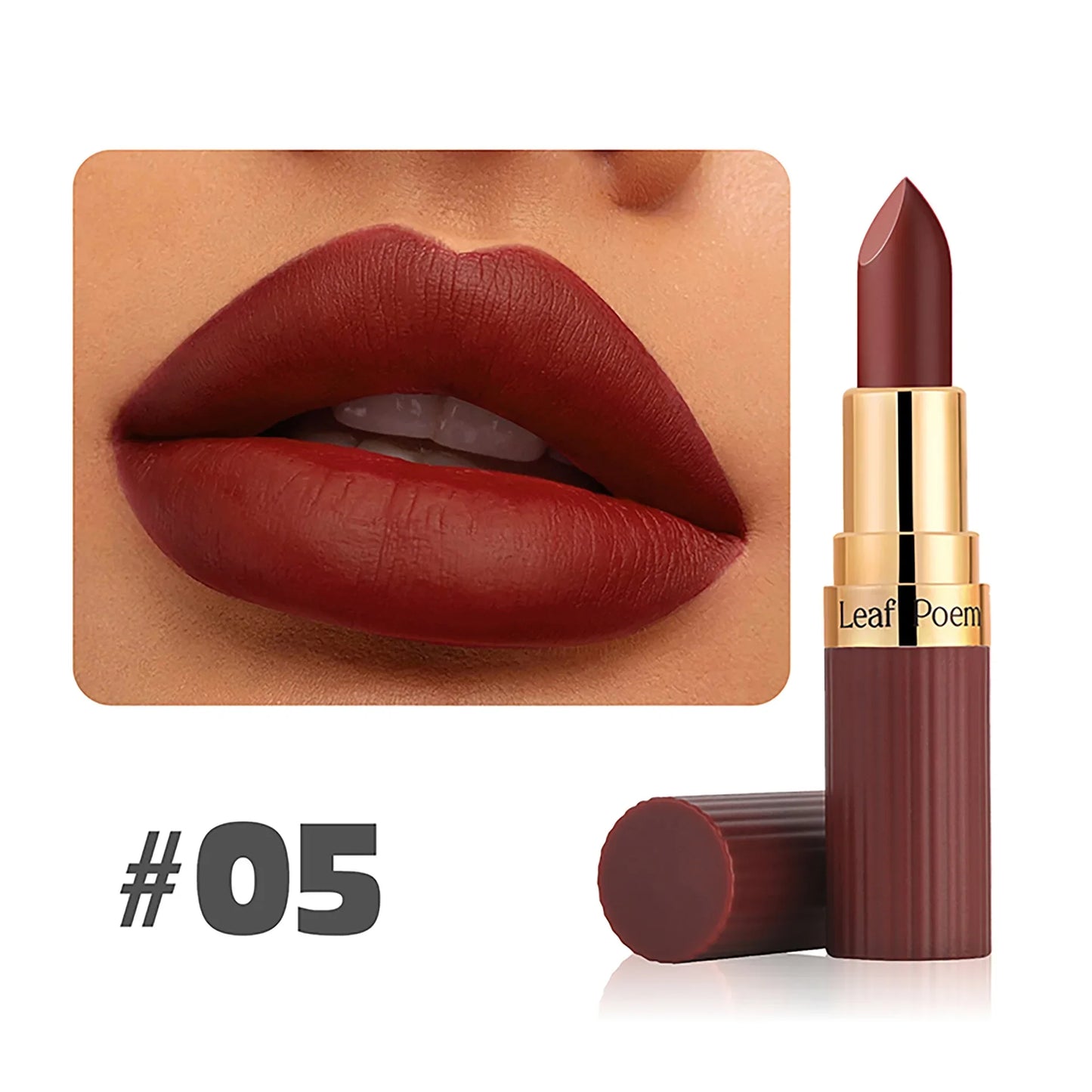 ZYXUAQIR 6-Color Velvet Matte Lipstick – Waterproof High Pigment