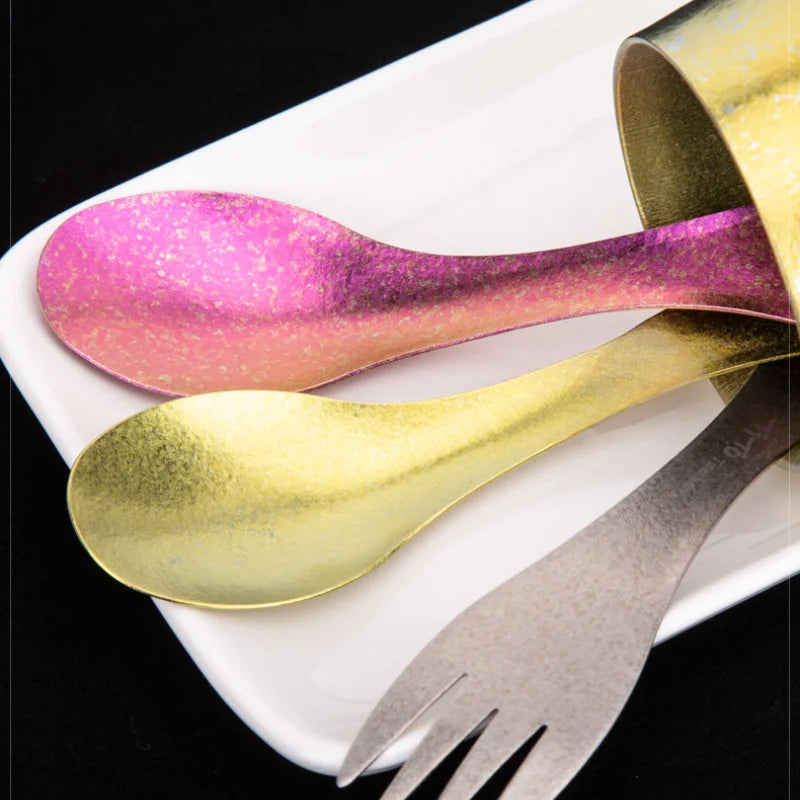 Pure Titanium Spork – Ultralight Camping Fork & Spoon Utensil Camping Spork Utensil Peaceful Pleasures Health and Wellness