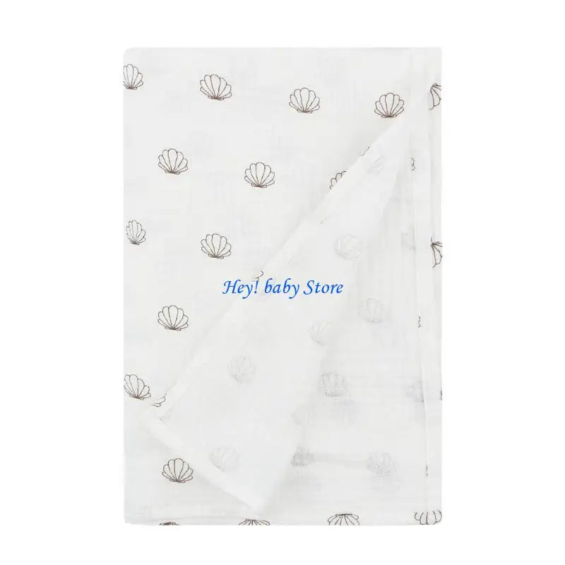 Muslin Swaddle Blanket Newborn | Soft Cotton Bamboo 33"