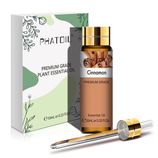 PHATOIL 10ml Pure Cinnamon Essential Oil for Diffuser & Spa Essential Oil Oasis Select Cinnamon 10ml