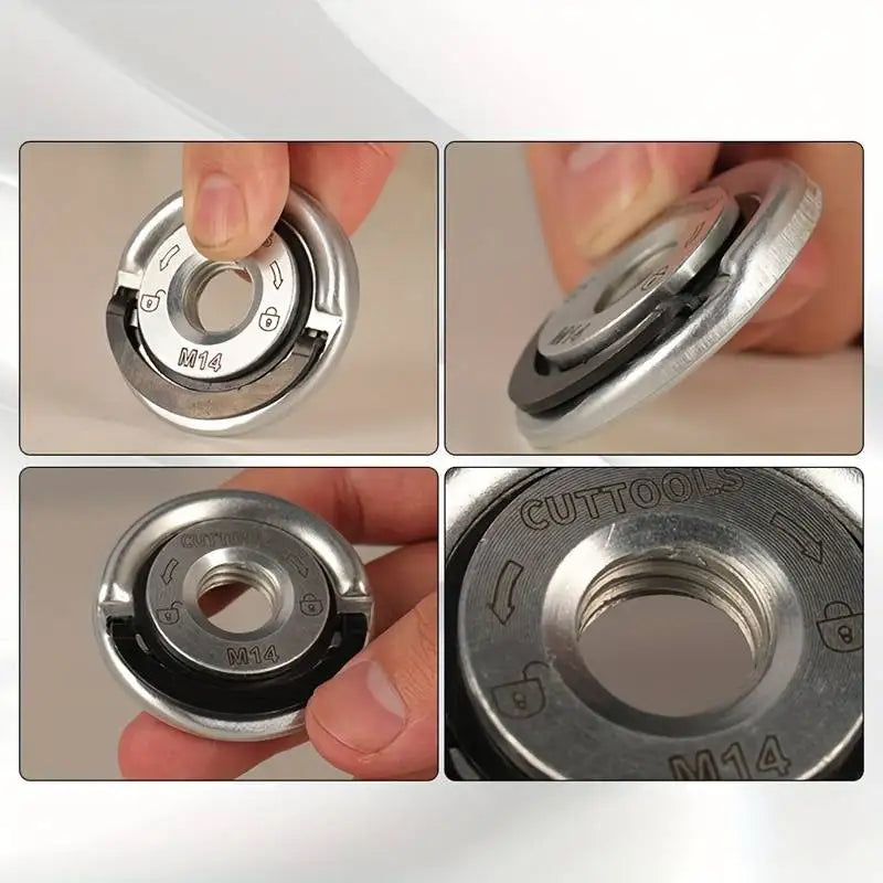 M14 Angle Grinder Platen – Self-Locking Quick Release Chuck