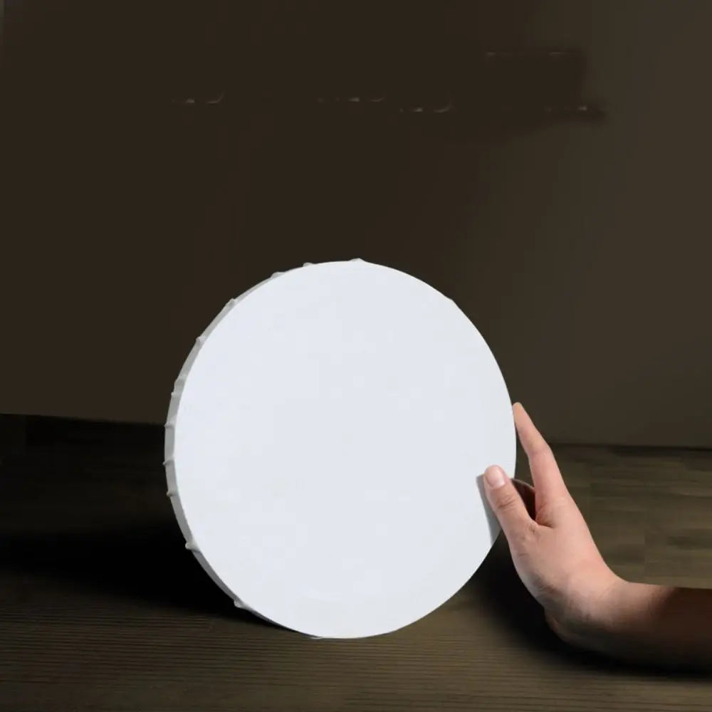 Round Cotton Painter Oil Paint Thicken Wooden Picture Frame Painting Board Circle Canvas Drawing Board Peaceful Pleasures Health and Wellness
