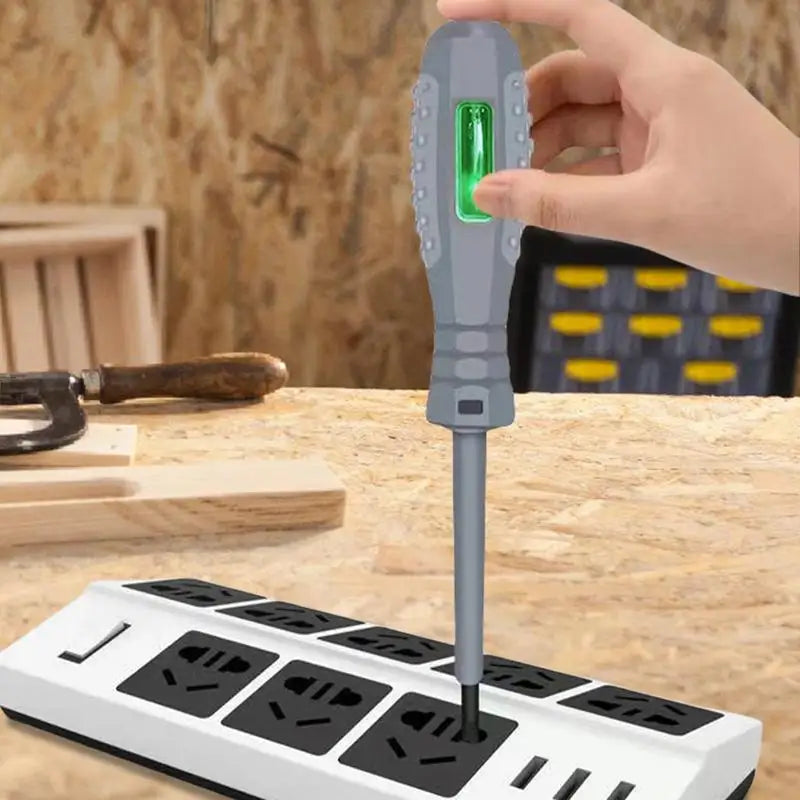 2-in-1 Voltage Tester Screwdriver | Magnetic Electric Test Pen