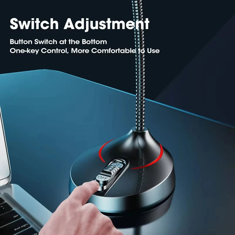 Mini 3.5mm AUX Wired Microphone for PC Computer Laptop Notebook Loud Speaker Peaceful Pleasures Health and Wellness