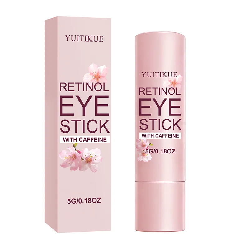 Retinol Eye Stick, Yuitikue 5g Caffeine Infused Eye Care Stick for Reducing Dark Circles, Puffiness & Smoothing Wrinkles Peaceful Pleasures Health and Wellness 1pc 5g