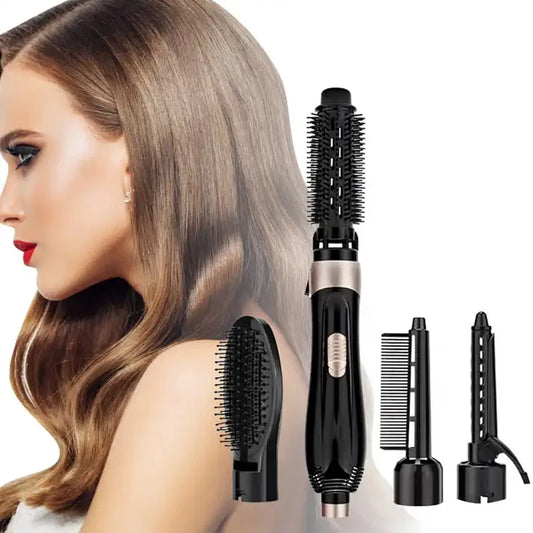 Blow Dryer Brush 4 in 1 Hot Air Brush Set Professional One Step Volumizer Negative Ions Salon Dryer Hair Style Peaceful Pleasures Health and Wellness