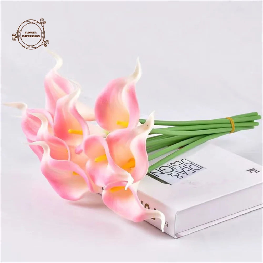 10pcs Artificial Calla Lily Flowers | Wedding & Home Décor