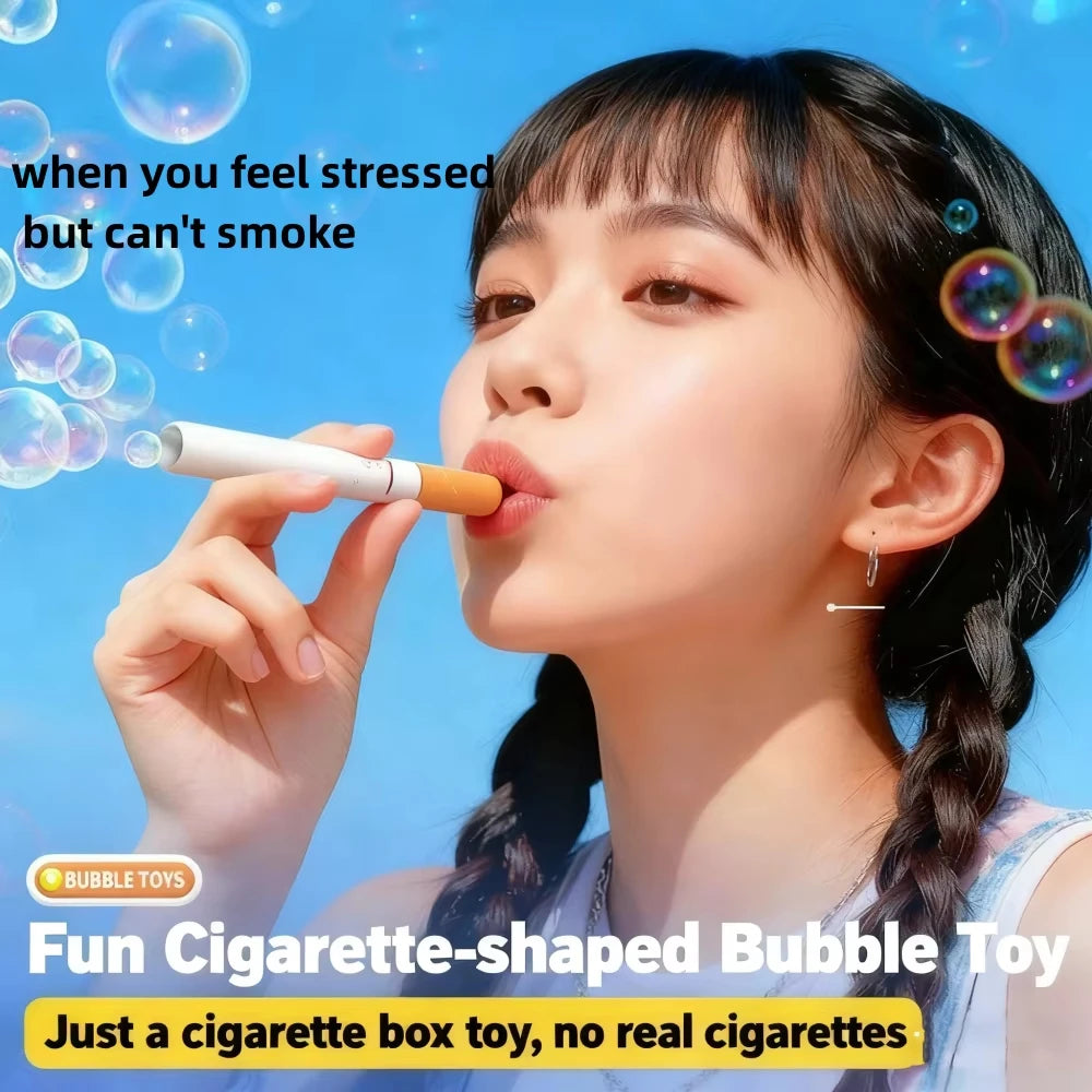 Funny Cigarette Box Bubble Machine – Party Toy & Photo Prop