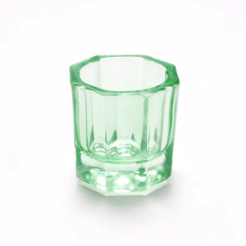 Crystal Glass Dappen Dish | Acrylic Nail Liquid Mixing Cup