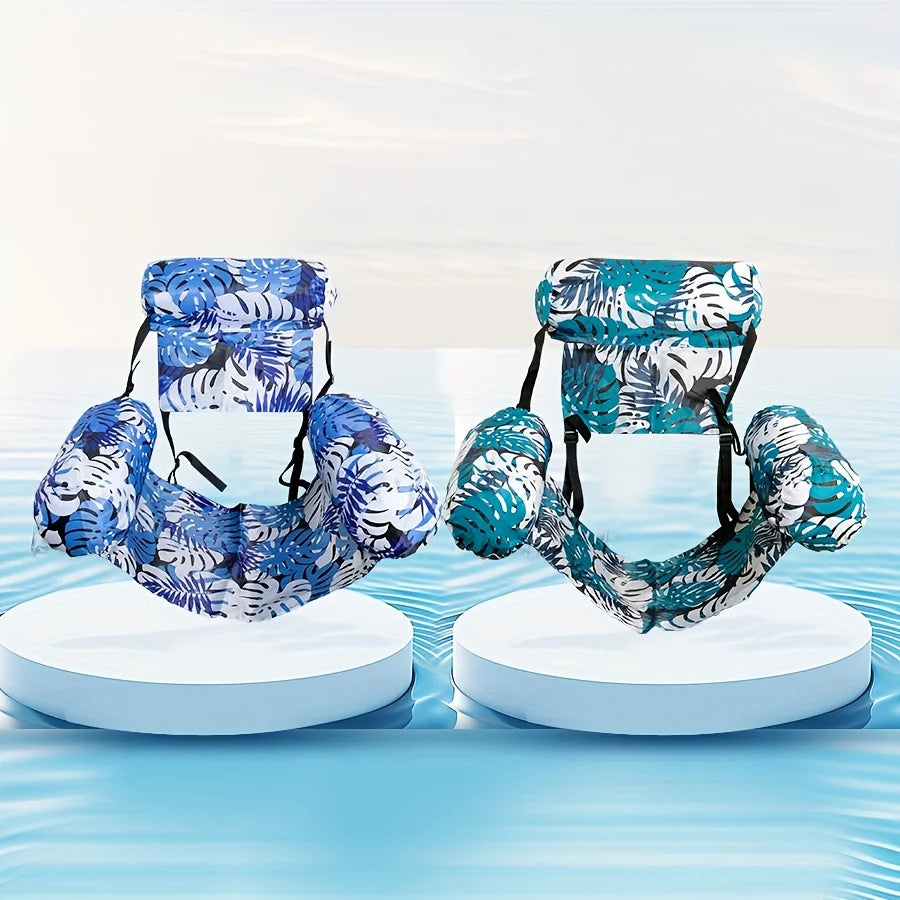 Adult Inflatable Floating Lounge Chair | Foldable Pool Float