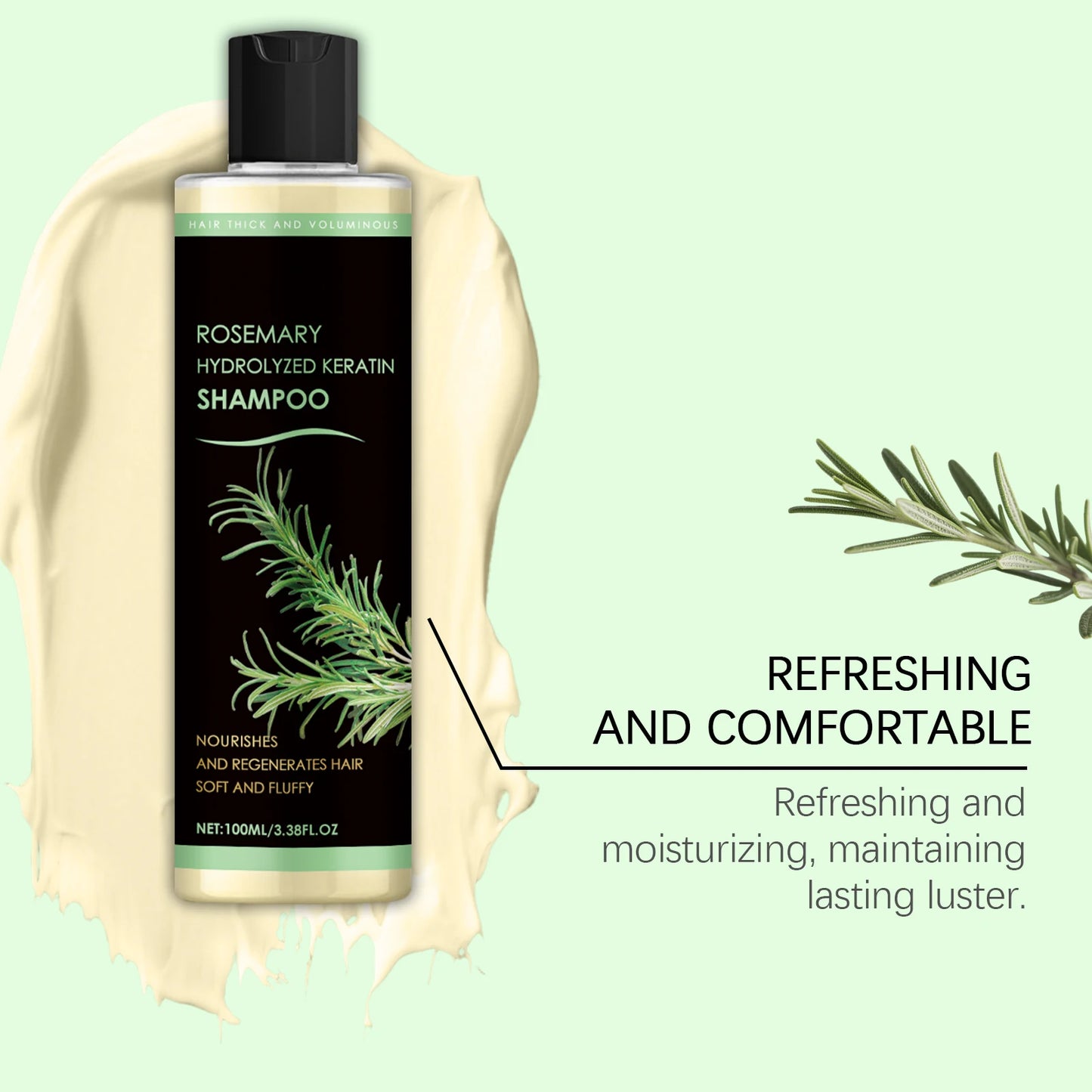 Rosemary Shampoo – Oily Scalp, Dandruff Relief & Volume