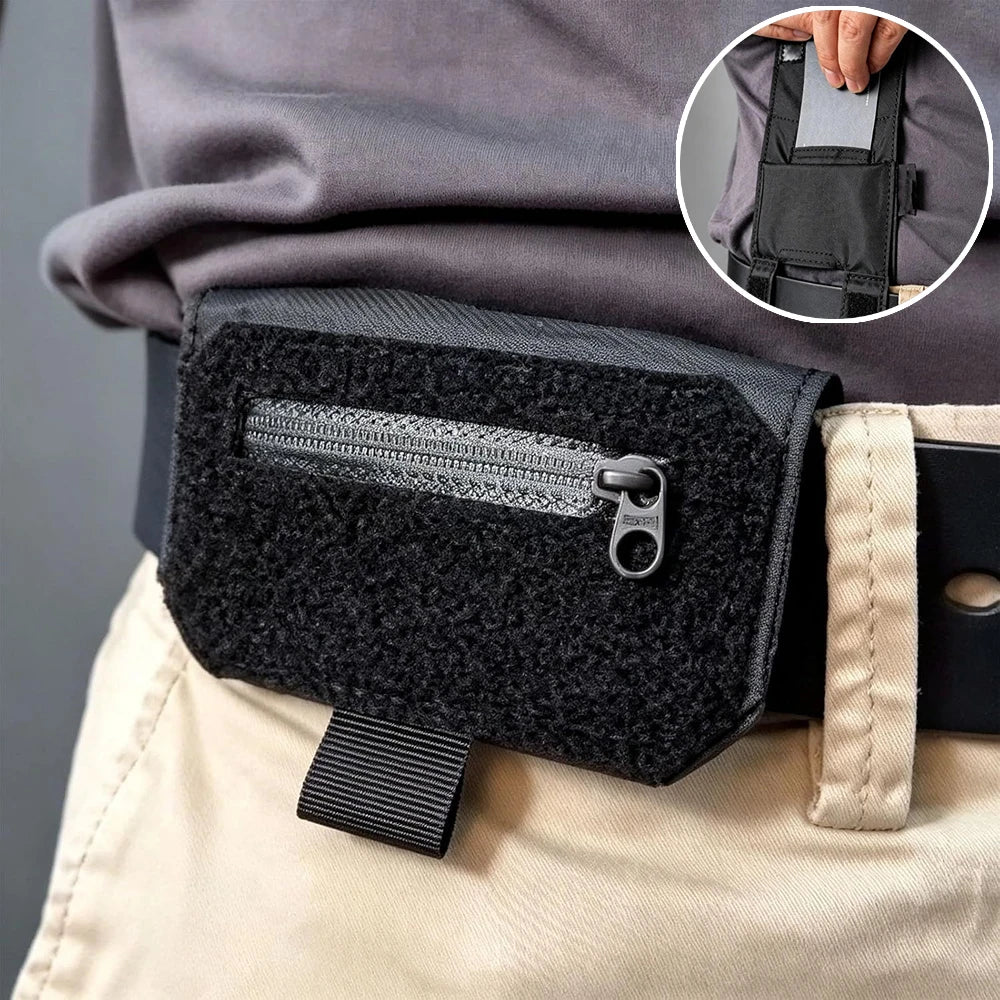 Slim Hidden Belt Wallet – Anti-Theft Travel Waist Pouch