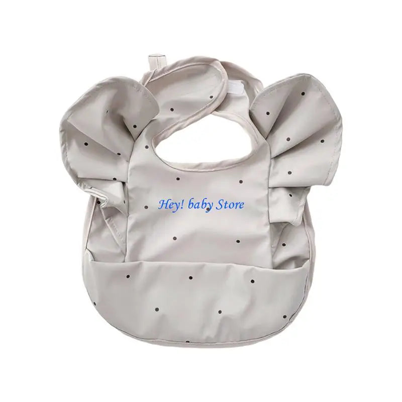 Angel Wing Flying Sleeve Baby Bib | Waterproof Catcher Bib