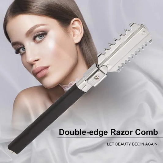 Profession Double-Edge Shaving Haircut Razor Knife Blades Manual Hair Cutting Tools Beard Trimmer Barbershop Styling Accessories Peaceful Pleasures Health and Wellness