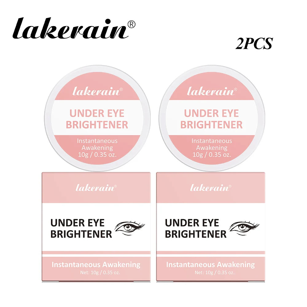 Eye Brightening White Skin Cover Dark Dark Circles Under Eye Law Fine Lines Are Suitable For European USA Girls Eye Cosmetics Peaceful Pleasures Health and Wellness 2PCS