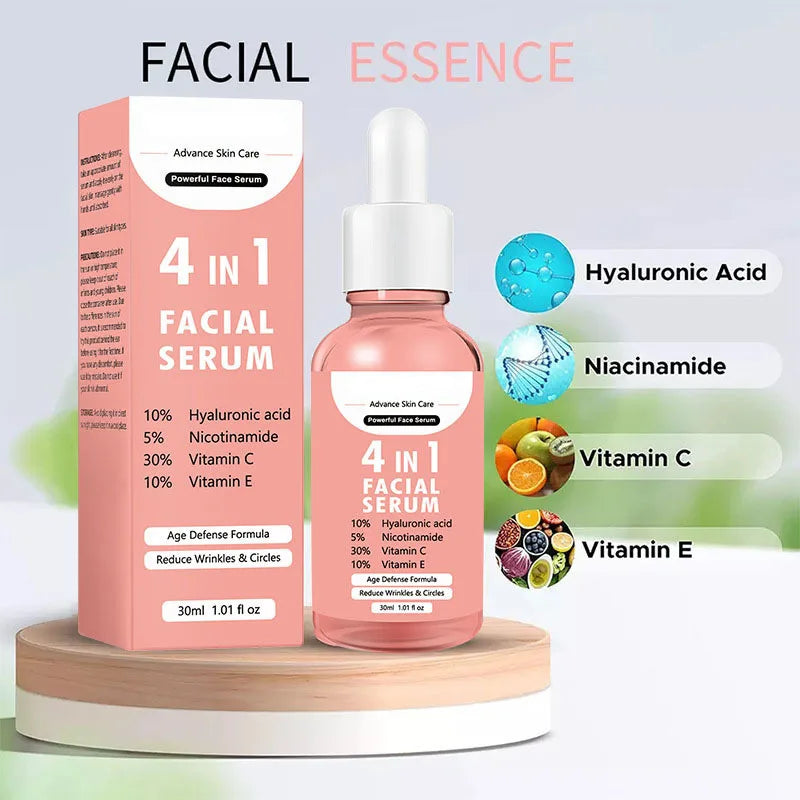 4-in-1 Face Serum Essence – Firming, Hydrating & Brightening
