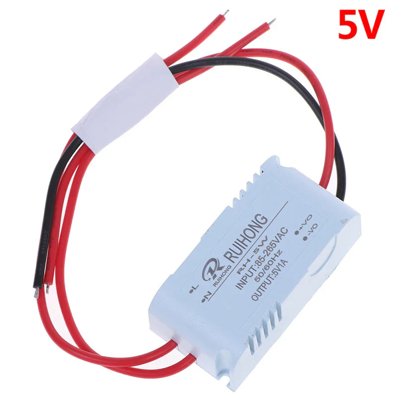 Mini AC-DC Power Supply Module 5W 220V to 3.3V–24V Converter