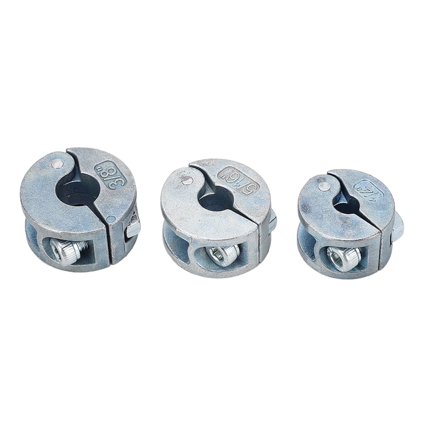 Drill Bit Stopper Collars Zinc Alloy Drilling Depth Stop Rings with Hex Wrench Open Type Open Drill Stop Rings Peaceful Pleasures Health and Wellness