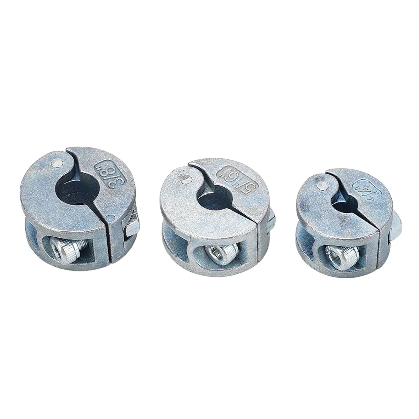 Drill Bit Stopper Collars Zinc Alloy Drilling Depth Stop Rings with Hex Wrench Open Type Open Drill Stop Rings Peaceful Pleasures Health and Wellness