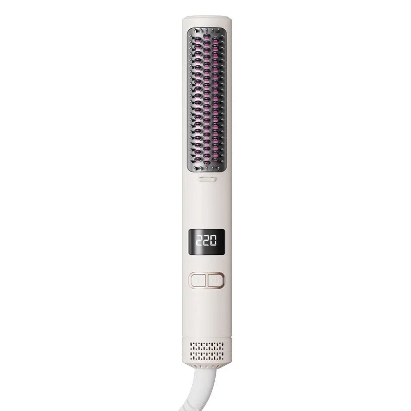Negative Ion Hair Straightening Comb | 2-in-1 Portable Styler