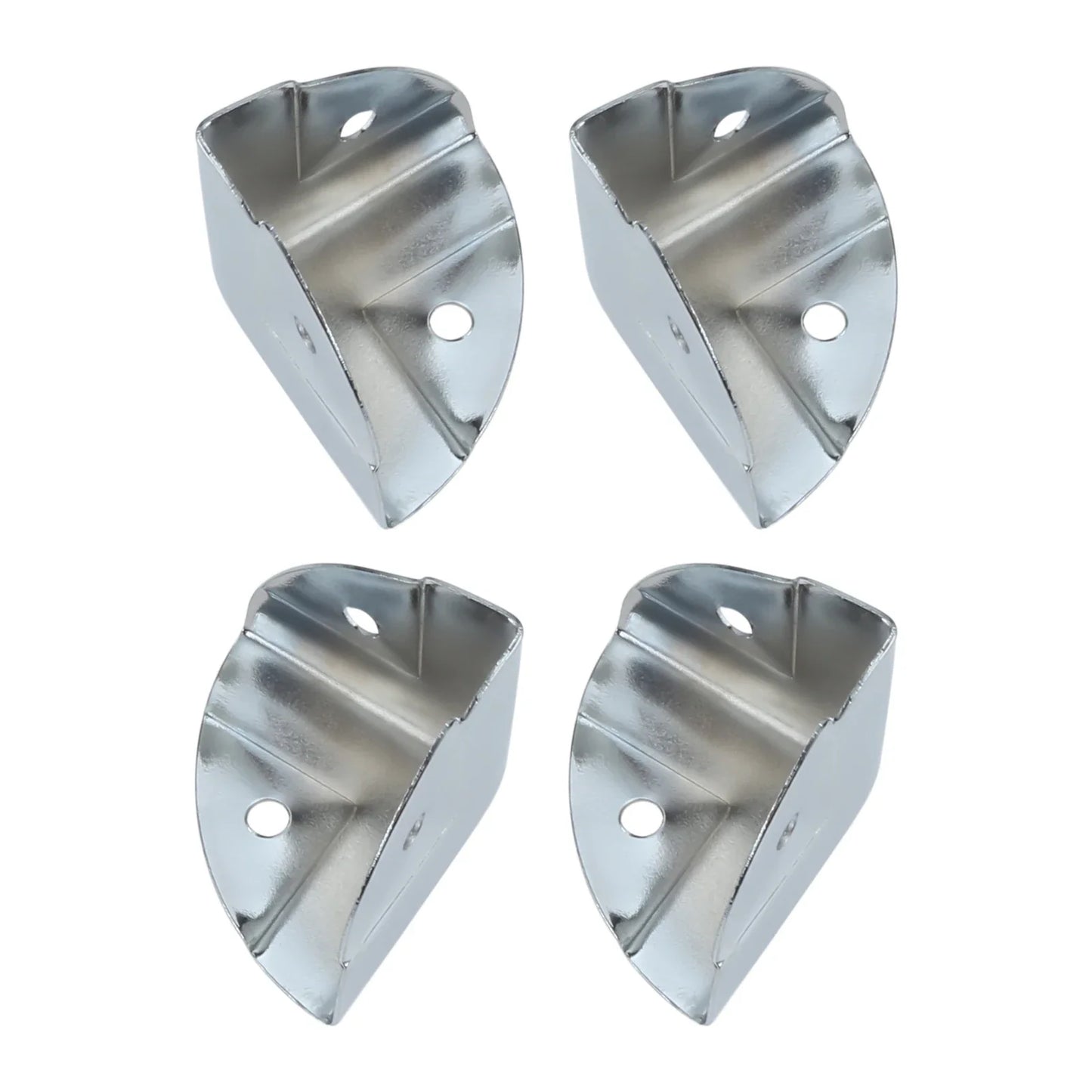 4Pcs Metal Corner Protectors for Tool Box, Flight Case & Luggage