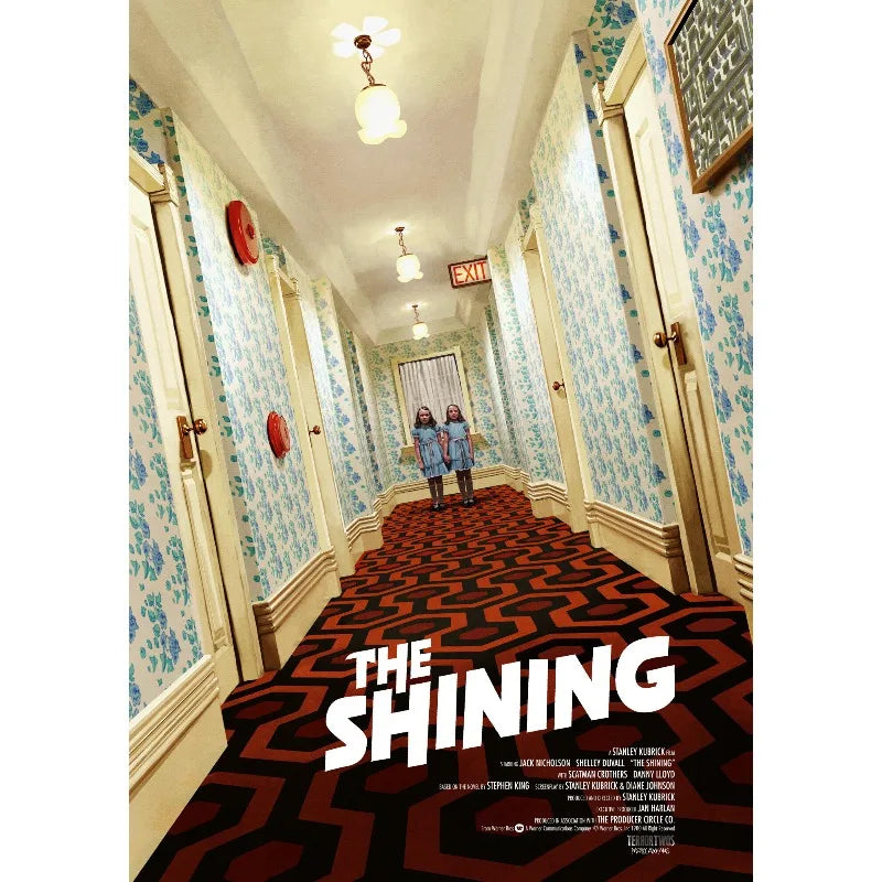 The Shining Horror Movie Canvas Wall Art Poster | Unframed Print