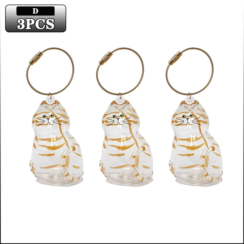 Cat Hair Keepsake Keychain | Pet Fur Storage Pendant Gift