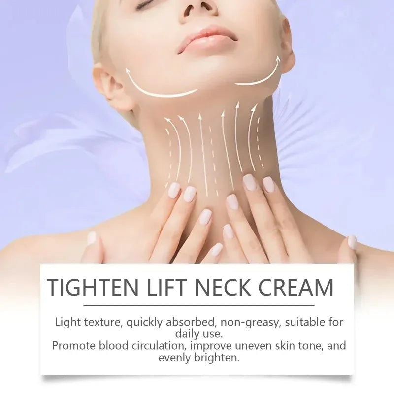 Tighten Lift Neck Cream Lightens Fine Lines Brightens Firms Nourishes Neck Cream Lightening Smoothing Moisturizer Neck Cream Peaceful Pleasures Health and Wellness
