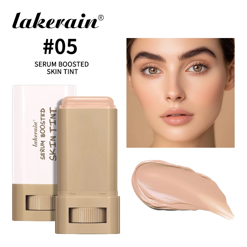 Skin Tint Stick Waterproof Nourishing Solid Tinted Serum Foundation Skin Tint Balm Face Tinted Face Contour Stick Makeup Peaceful Pleasures Health and Wellness Color 5x2pcs