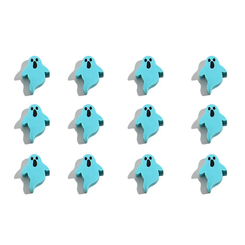 12-Pack Halloween Cartoon Erasers for Kids – Pumpkin Ghost Bat