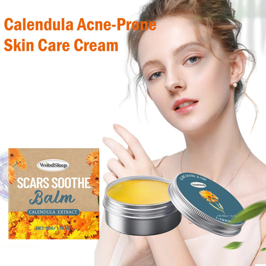Calendula Acne Cream – Scar Fading, Oil Control & Pore Shrinking Peaceful Pleasures Health and Wellness
