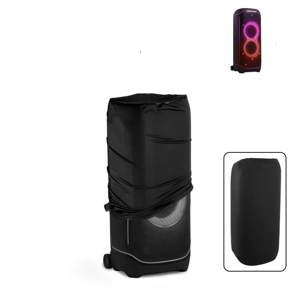 37.00cm*36.50cm*92.50CM PartyBox Dust Cover Suitable For JBL Ultimate Audio Dust Cover Speaker Dust Cover Black Elastic Fabric Peaceful Pleasures Health and Wellness