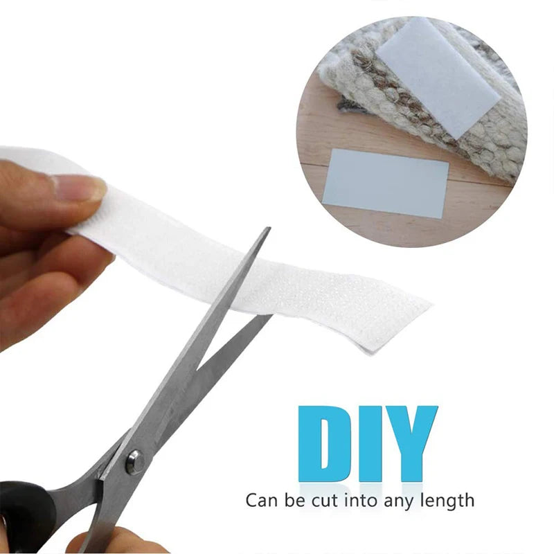 Self-Adhesive Hook & Loop Fastener Tape – 1M to 25M Rolls
