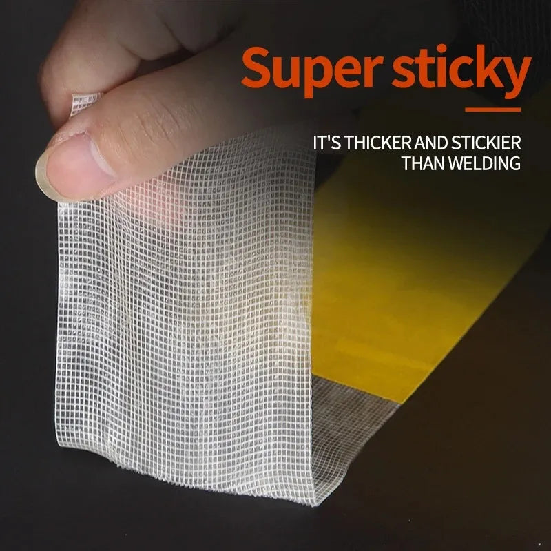 20m Double-Sided Carpet Tape – Waterproof Fabric Mesh Roll