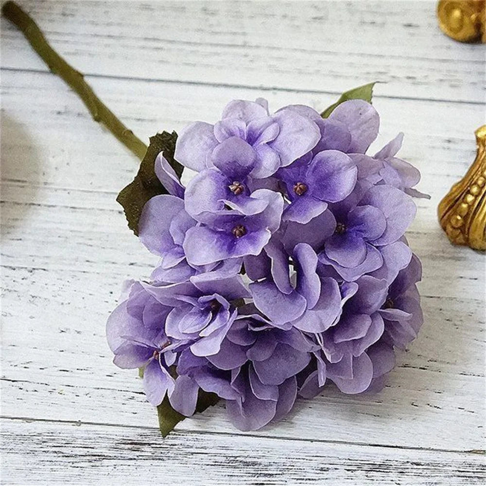 Silk Hydrangea Artificial Flowers Bundle | Home & Wedding Decor