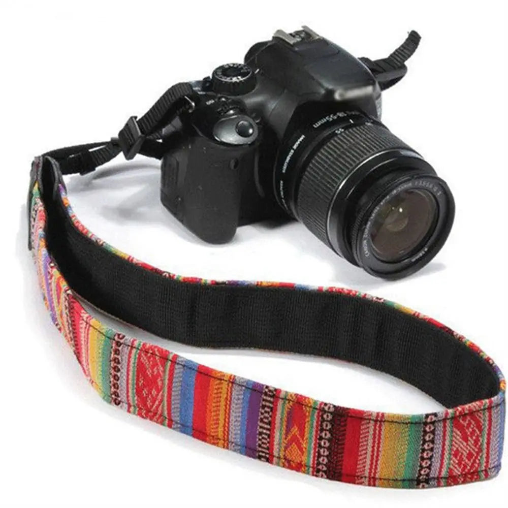 Lightweight Universal Anti-slip SLR DSLR Adjustable Cameras Strap Camera Shoulder Strap Camera Neck Belt Vintage Peaceful Pleasures Health and Wellness