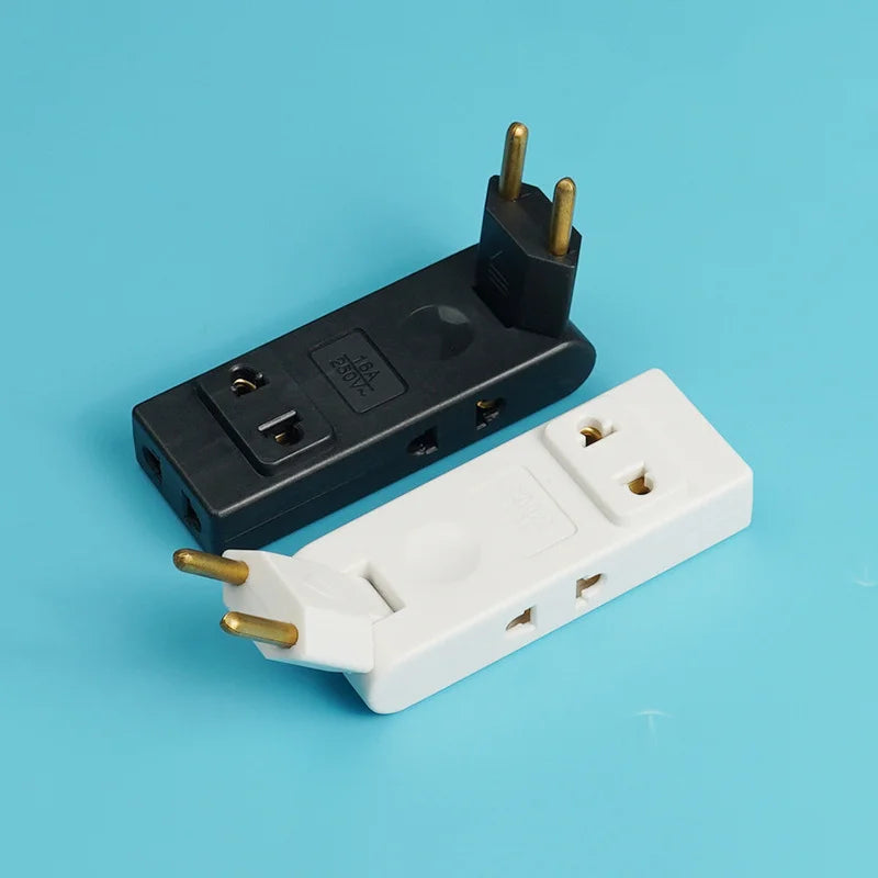 180 Degree Plug Adapter Travel Aadapter 4 In 1 Wall Outlet Extension EU Electrical Socket Portable Power Converter Peaceful Pleasures Health and Wellness