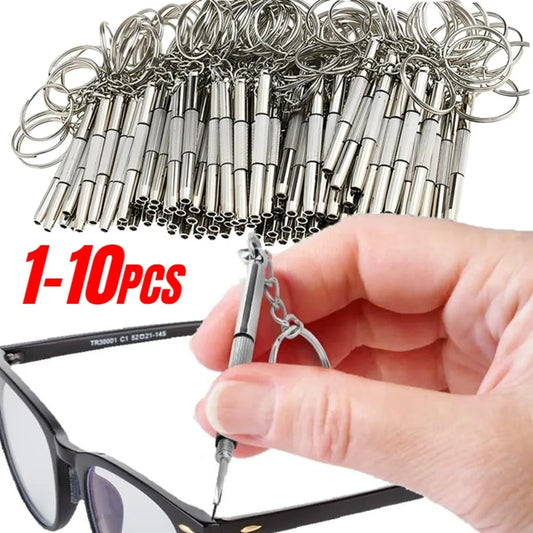 Precision Eyeglass & Watch Repair Screwdriver Kit | Keychain Precision Screwdriver Kit Peaceful Pleasures Health and Wellness