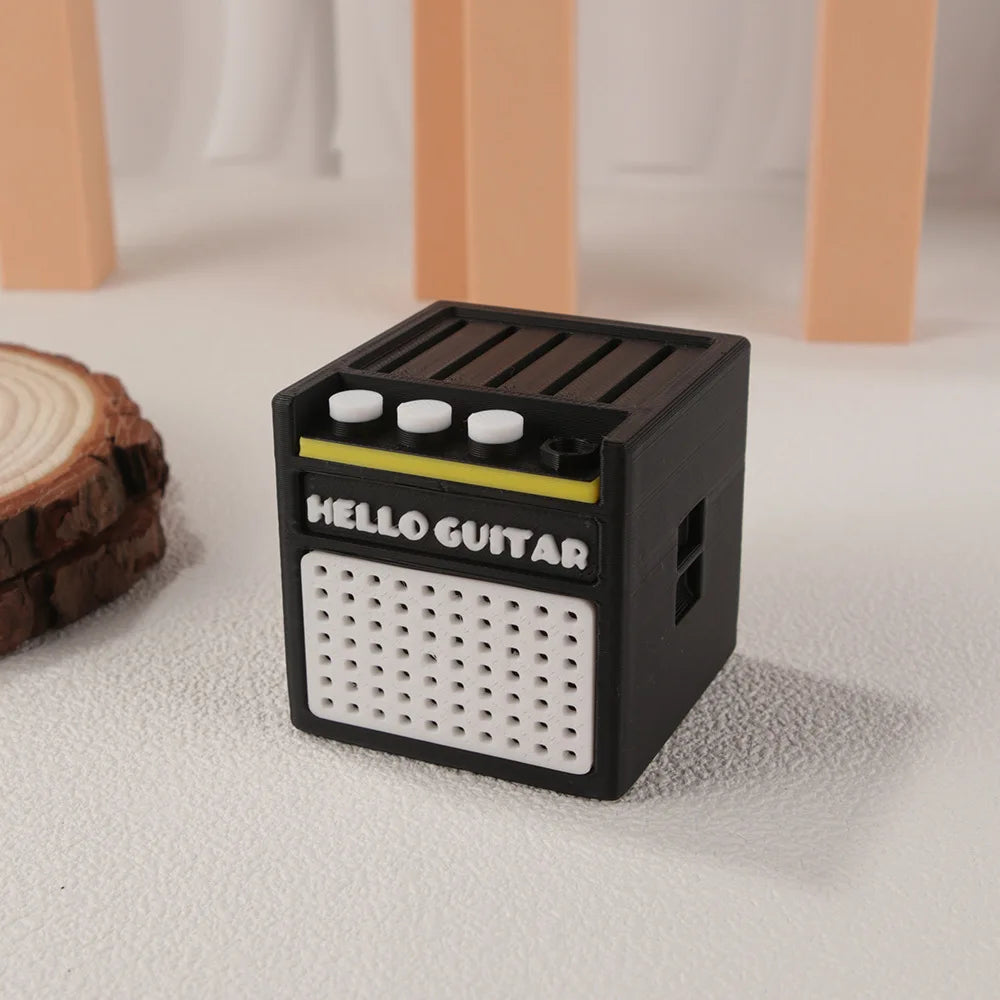 3D Printed Large-capacity Portable Guitar Pick Holder Waterproof