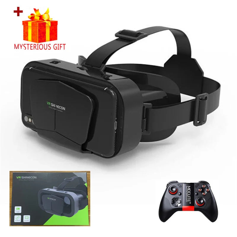 Shinecon 3D VR Headset Glasses for iPhone & Android | 120° FOV