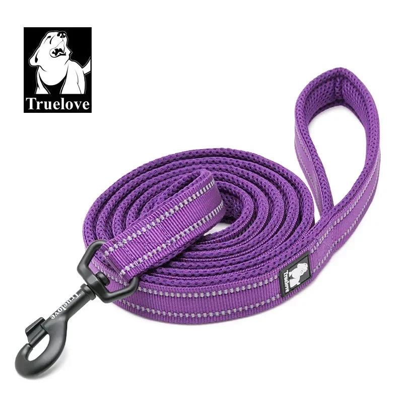 Truelove Soft Pet Leash Reflective Nylon Mesh Padded Puppy Large Dog or Cat Walking Training 11 Color 200cm TLL2112 Dropshipping Peaceful Pleasures Health and Wellness purple XS 1.0cmX200cm China Mainland