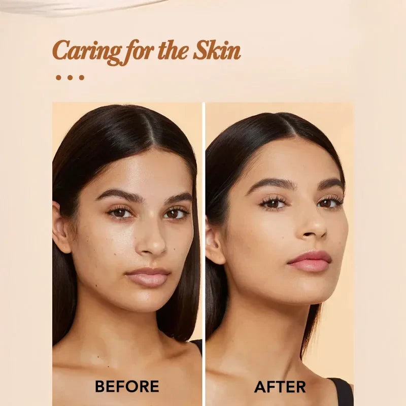 OCHEAL Full Coverage Liquid Foundation BB Cream – Dark Skin
