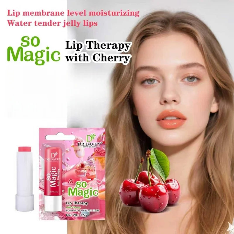 6pcs DR.DAVEY Lip Therapy Lip Lipstick Sets Intensive Moisturizing Lip Balm Nourishing Refreshing Hydrating Lip Care Peaceful Pleasures Health and Wellness