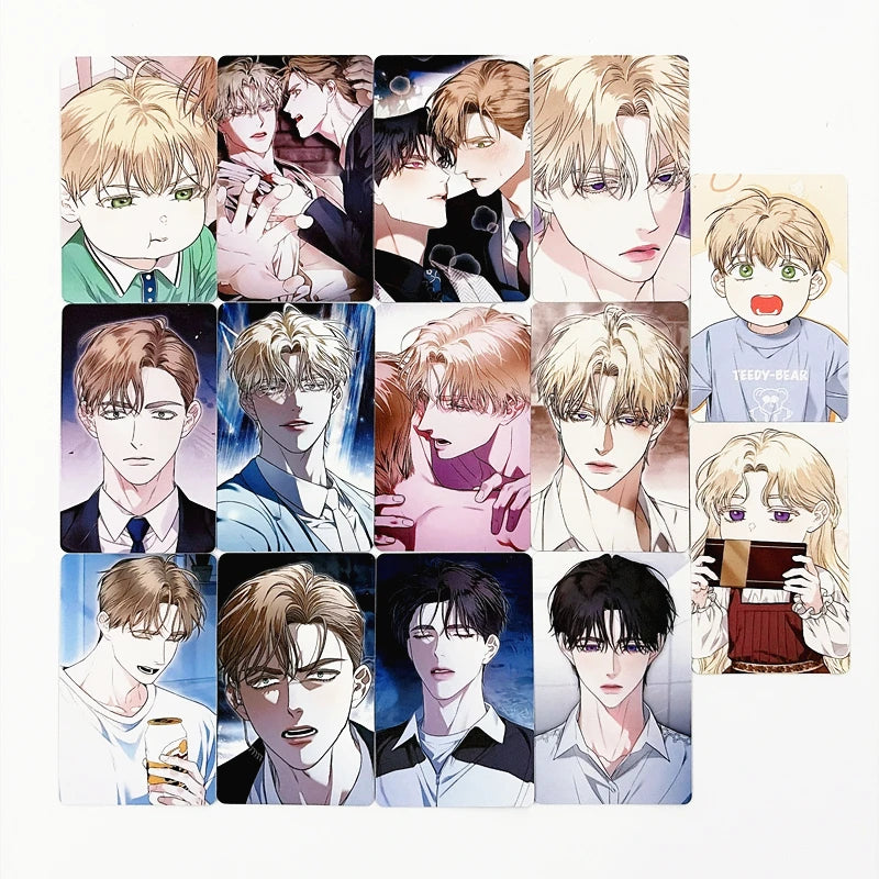 Kiss Me If You Can Manhwa Lomo Cards BL Webtoon Chase Joshua HD