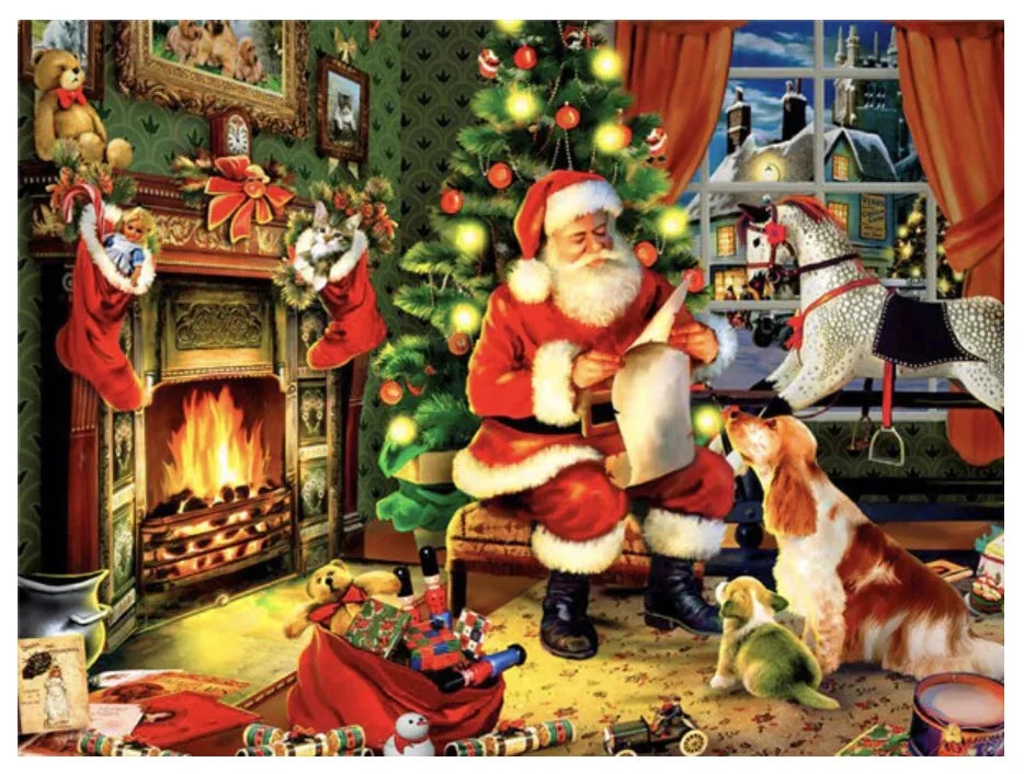 Funny Christmas Cat Vintage Canvas Poster | Retro Wall Art Print Canvas Wall Art Print Peaceful Pleasures Health and Wellness ZLH5543 100x150cm No Frame