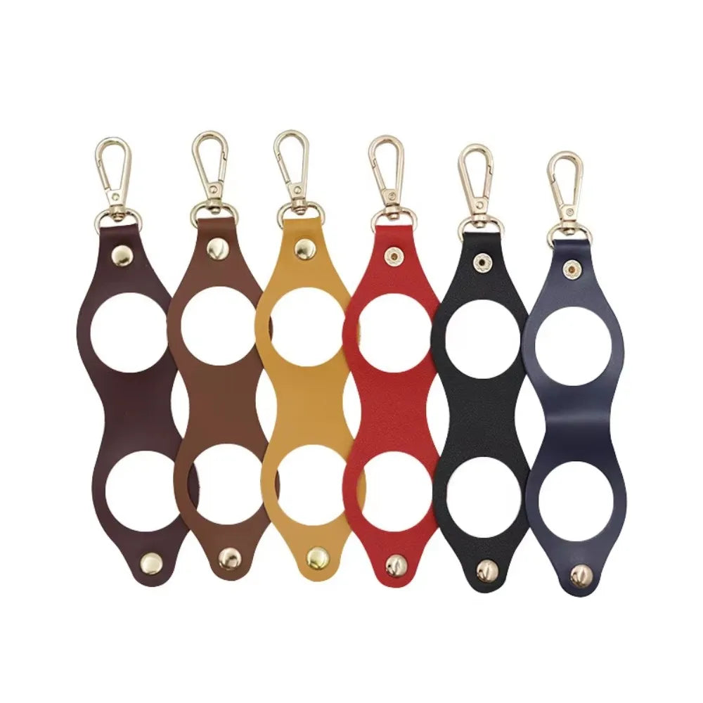 Leather Golf Ball Waist Bag – Clip-On Keychain Organizer