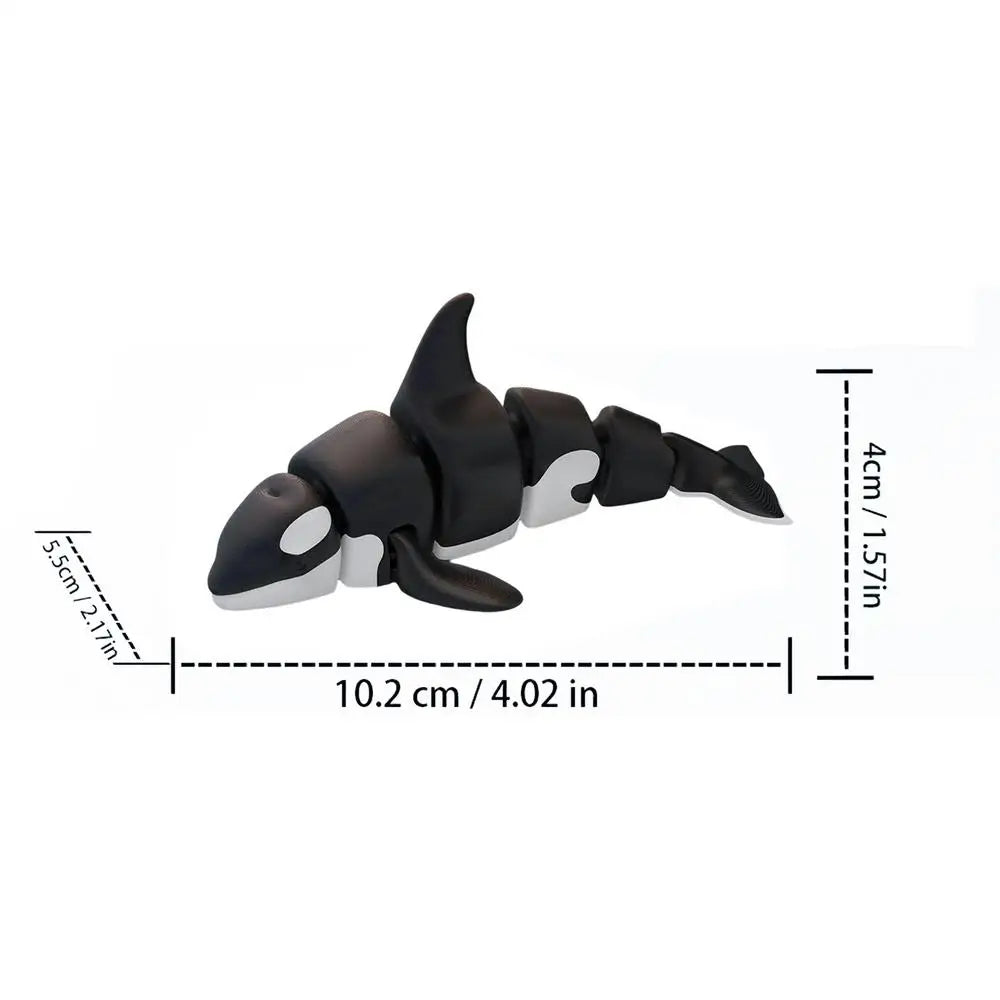 3D Printed Articulated Animal Figurine Poseable Fidget Toy Desk Decor & Stocking Stuffer Perfect Gift For Adults Kids, Boys Girl Peaceful Pleasures Health and Wellness 01