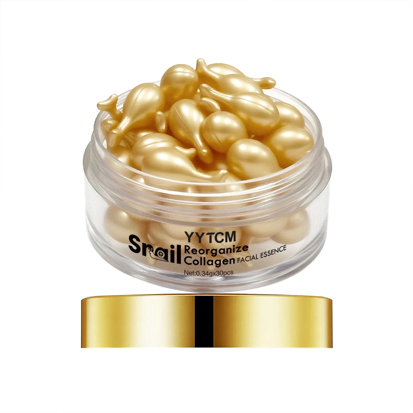 Snail Collagen Serum Capsules – Hydrating, Firming & Squalane