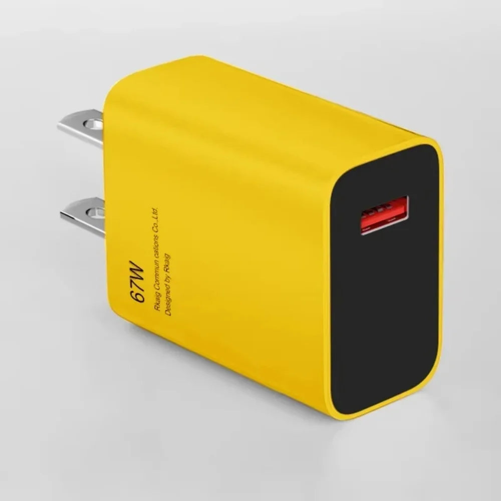 67W USB-C Fast Charger for Xiaomi Redmi – QC3.0 Adapter