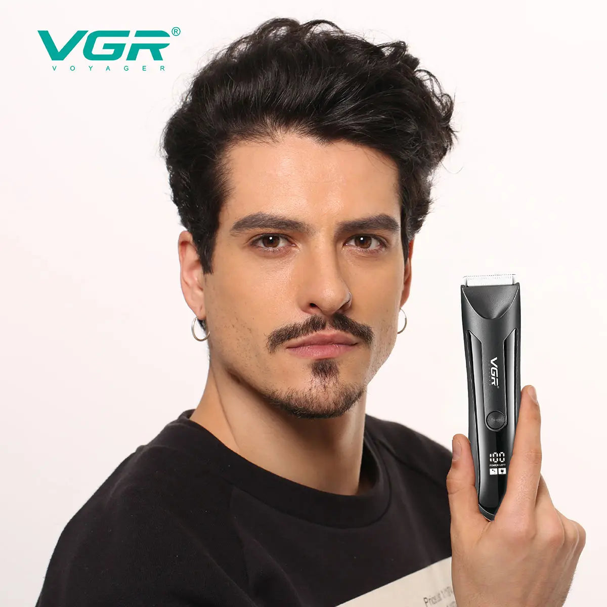 VGR 951 Body Hair Trimmer Groin Rechargeable Ball Shaver/Trimmer Men Electric Pubic Beard Hair Clipper For Men Groomer Peaceful Pleasures Health and Wellness